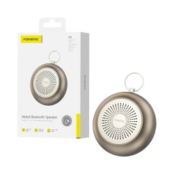 Coluna de Som Sem Fios Foneng Metal IP67 à Prova de Água M1 Azul Cinza